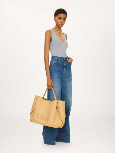 Clover Raffia Bag