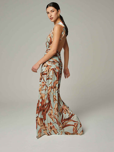 Vestido Maxi Drapeado