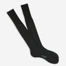 Bresciani Hombre Barcelona Calcetines Canalé Dos Tonos color Negro sku 642-000224 03 - Foto 1