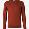 Santa Eulalia Hombre Barcelona Jersey Pico Cashmere color Terracota sku 542-002425 05 - Foto 1