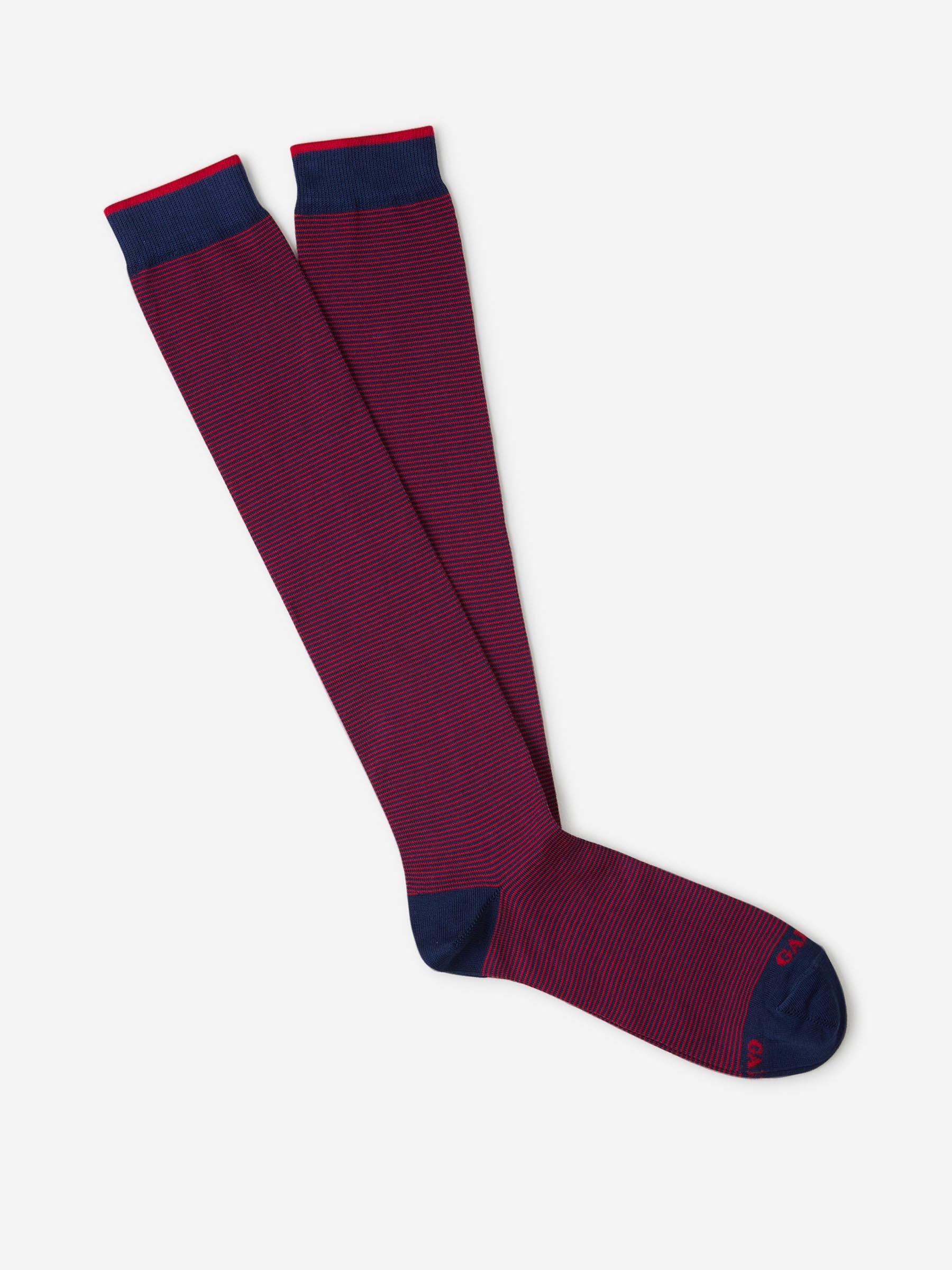 Gallo Hombre Barcelona Calcetines Motivo Rayas color Rojo sku 641-000208 02 - Foto 1