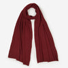 Santa Eulalia Hombre Barcelona Bufanda Lisa Cashmere color Burdeos sku 630-001322 03 - Foto 1