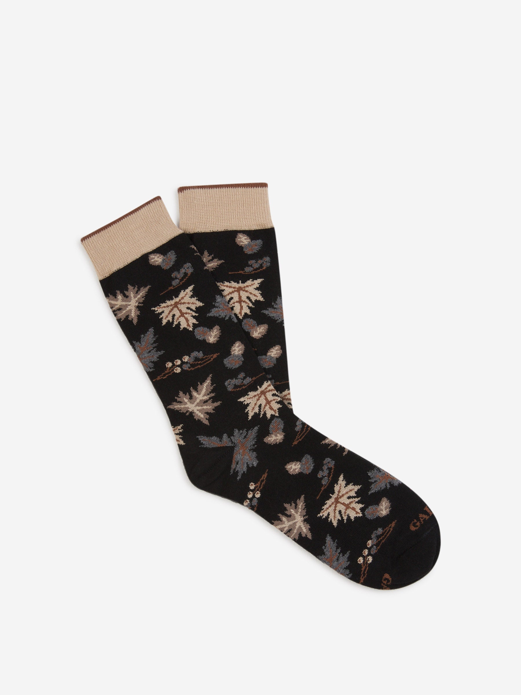 Gallo Hombre Barcelona Calcetines Motivo Hojas color Negro sku 641-000199 01 - Foto 1