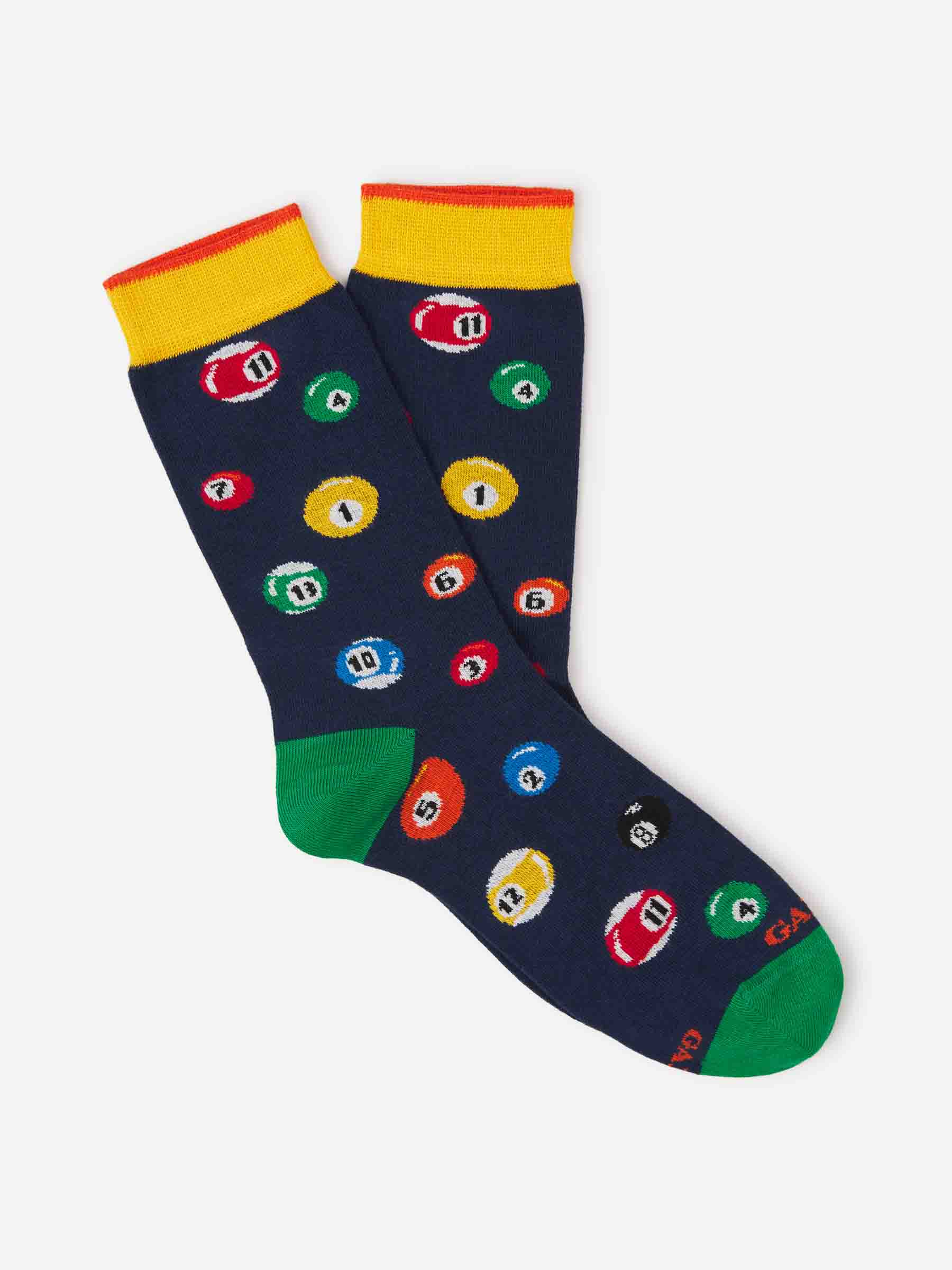 Gallo Hombre Barcelona Calcetines Tricolor Canalé color Azul Noche sku 642-000516 02 - Foto 1