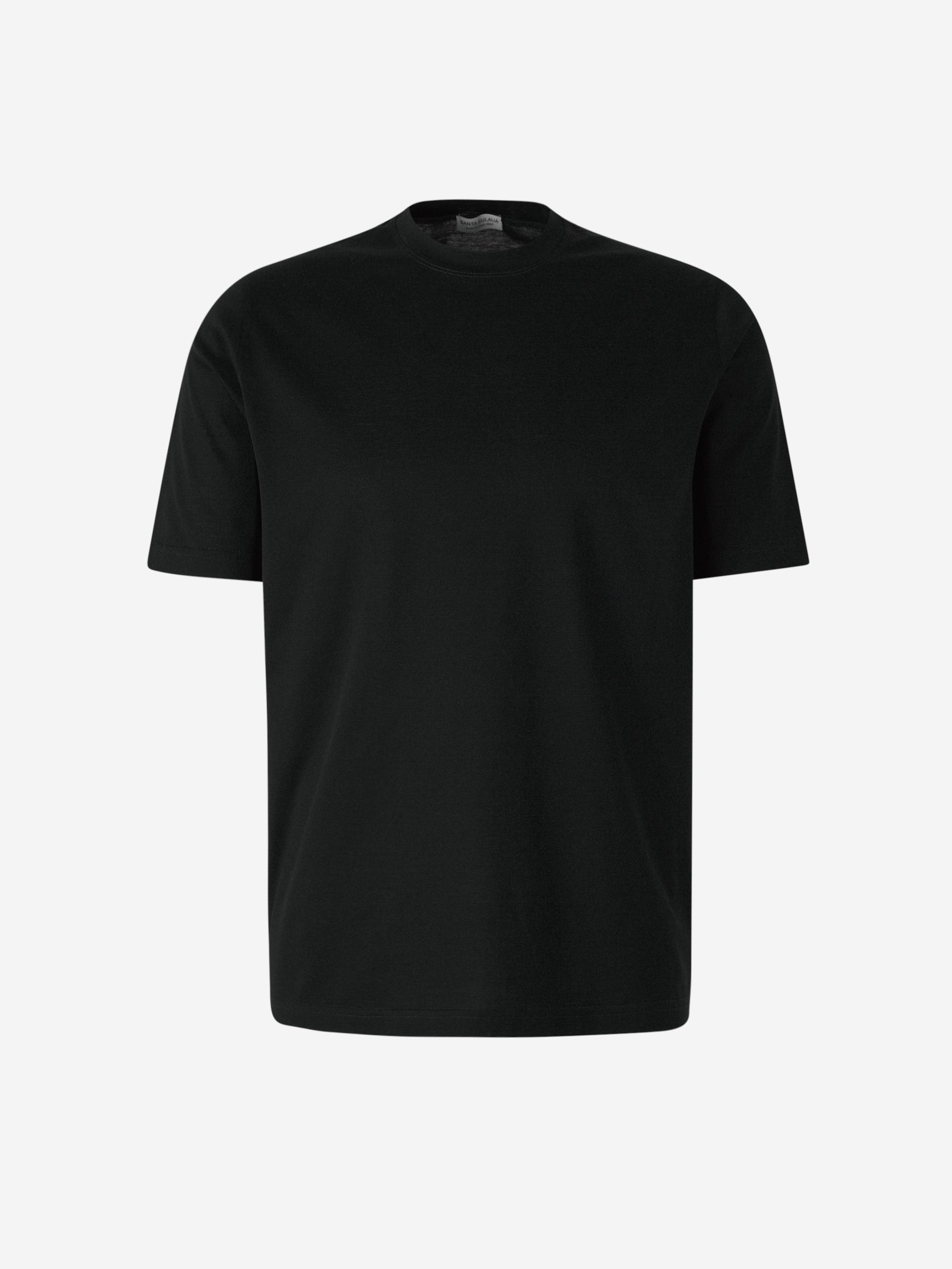 Santa Eulalia Hombre Barcelona Camiseta Lisa Algodón color Negro sku 553-003979 04 - Foto 1