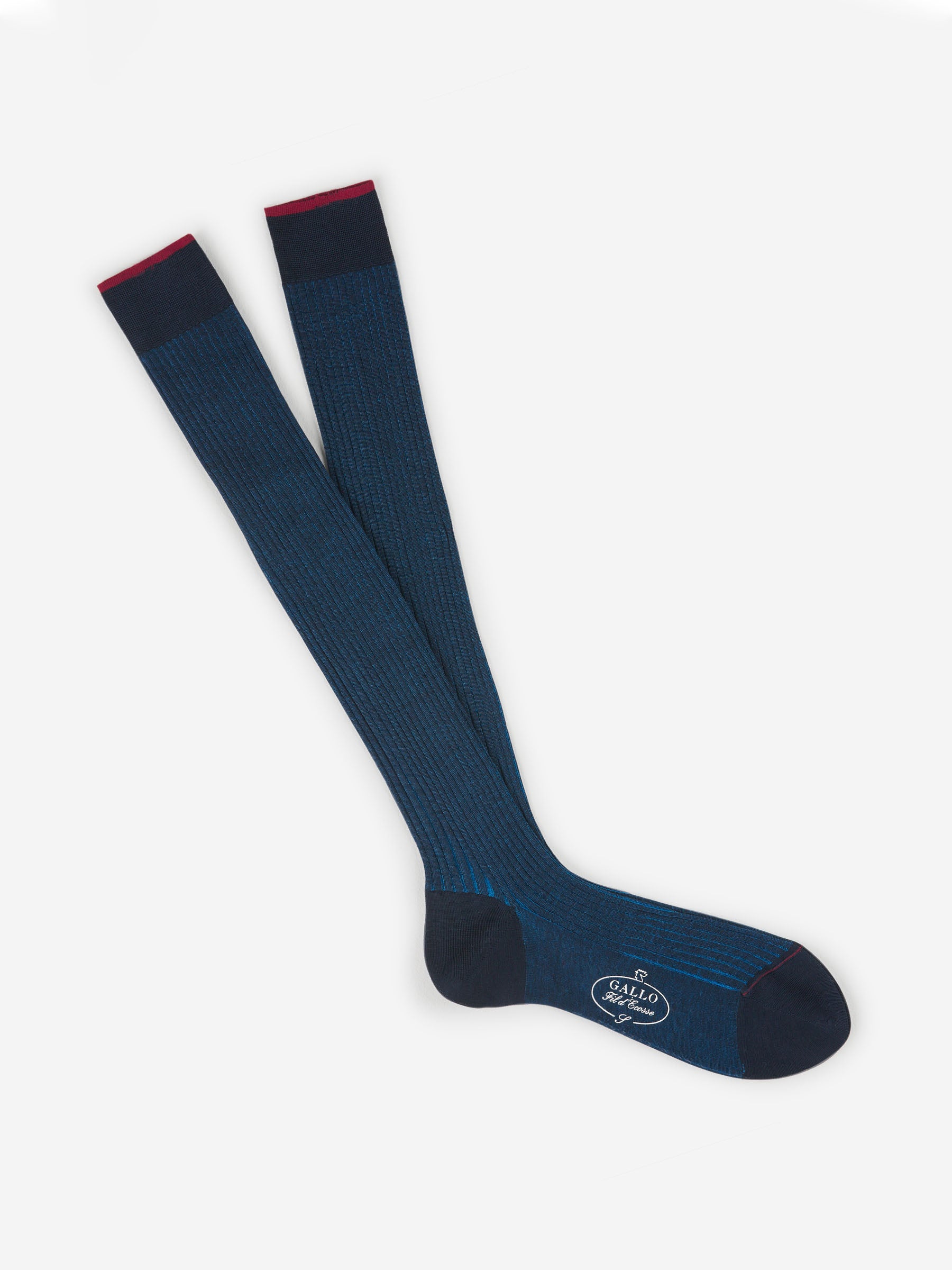 Gallo Hombre Barcelona Calcetines Motivo Rayas color Azul Cobalto sku 642-000428 02 - Foto 1