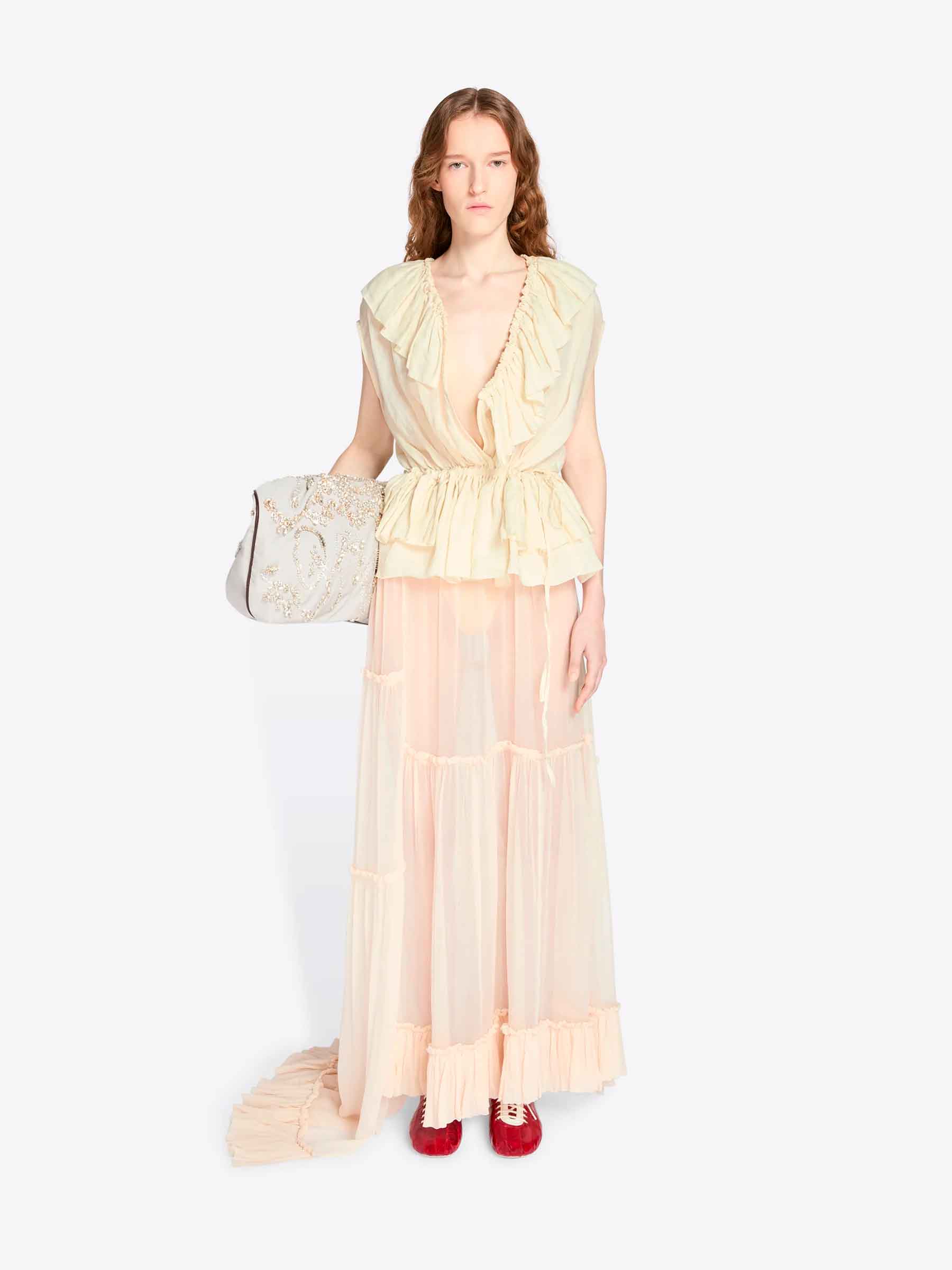 Muslin Ruffled Top