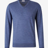 Santa Eulalia Hombre Barcelona Jersey Pico Cashmere color Azul Denim Claro sku 542-002425 02 - Foto 1