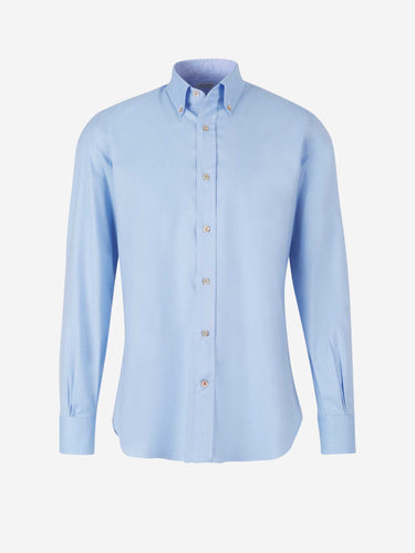 Santa Eulalia Hombre Barcelona Camisa Algodón color Azul Celeste sku 531-005013 02 - Foto 1