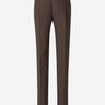 Canali Hombre Barcelona Pantalones Formales Lana color Marrón Oscuro sku 321-000323 04 - Foto 1