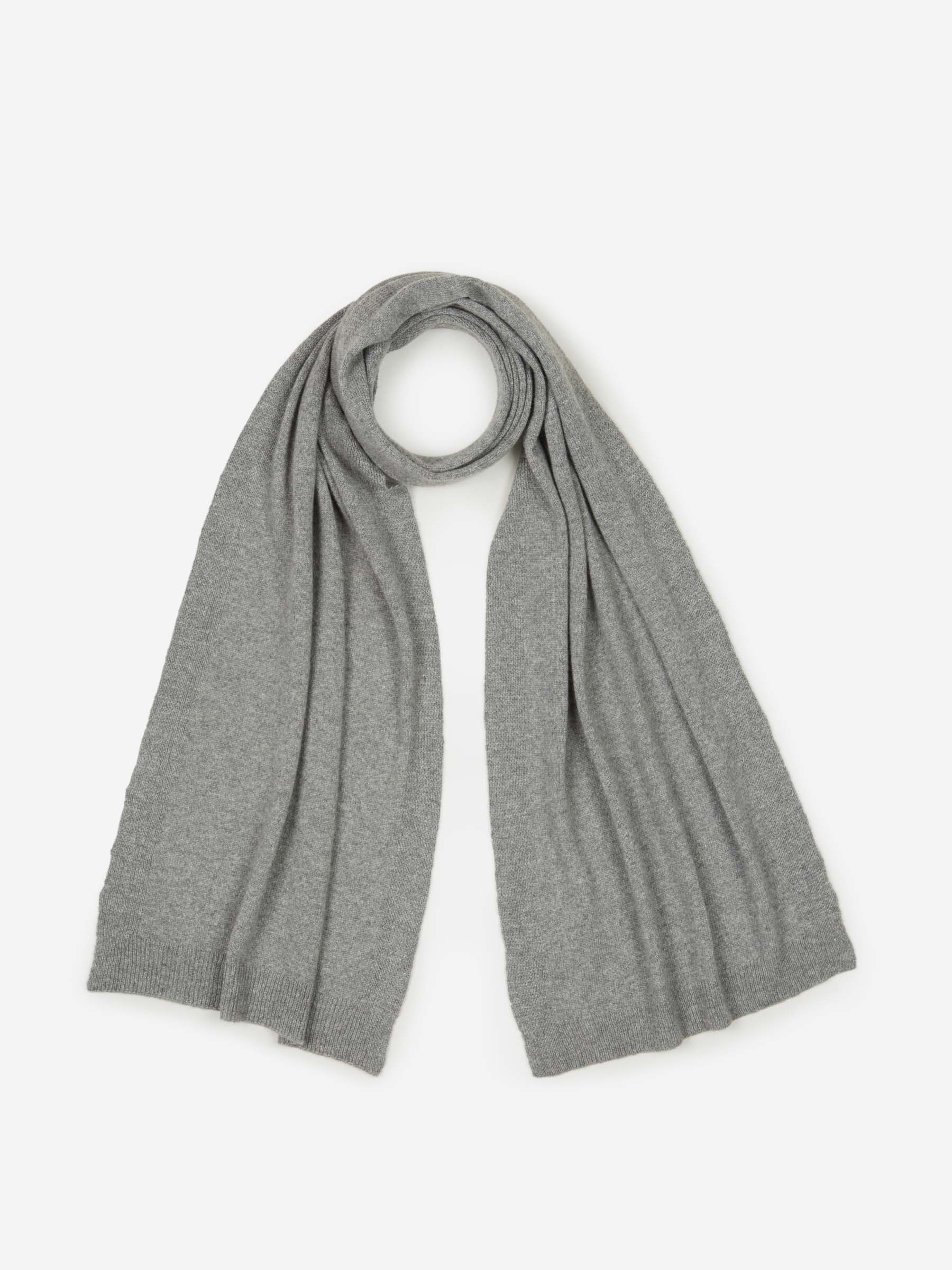 Santa Eulalia Hombre Barcelona Bufanda Lisa Cashmere color Gris Claro sku 630-001323 02 - Foto 1