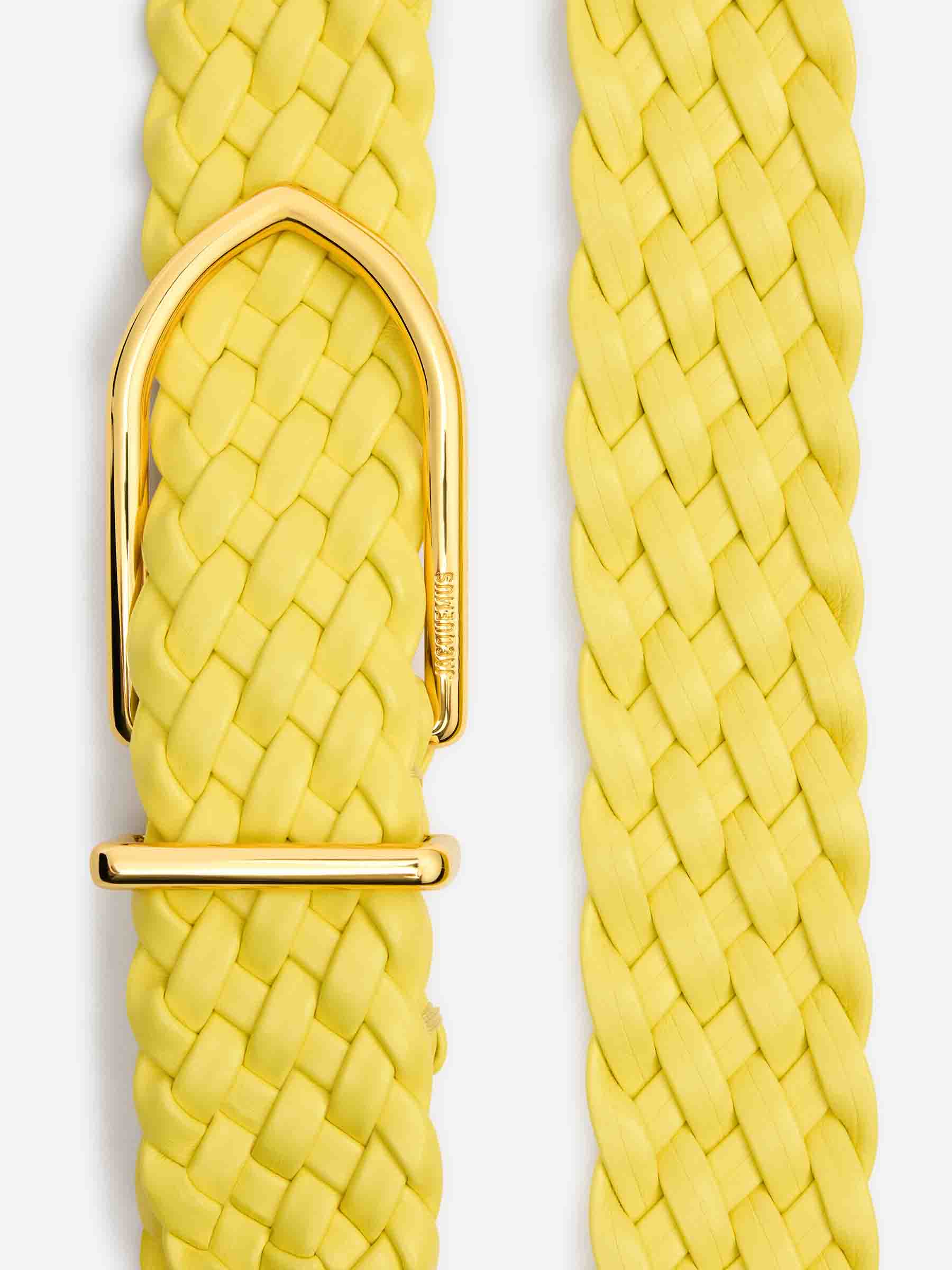Jacquemus Cinturón La ceinture Bambino color Amarillo sku 830-000354 01 - Foto 2