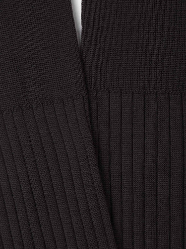 Santa Eulalia Hombre Barcelona Calcetines Largos Canalé color Marrón Oscuro sku 642-000178 04 - Foto 2