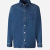 Ami Paris Hombre Barcelona Sobrecamisa Denim Logo color Azul Denim Oscuro sku 531-006311 01 - Foto 1