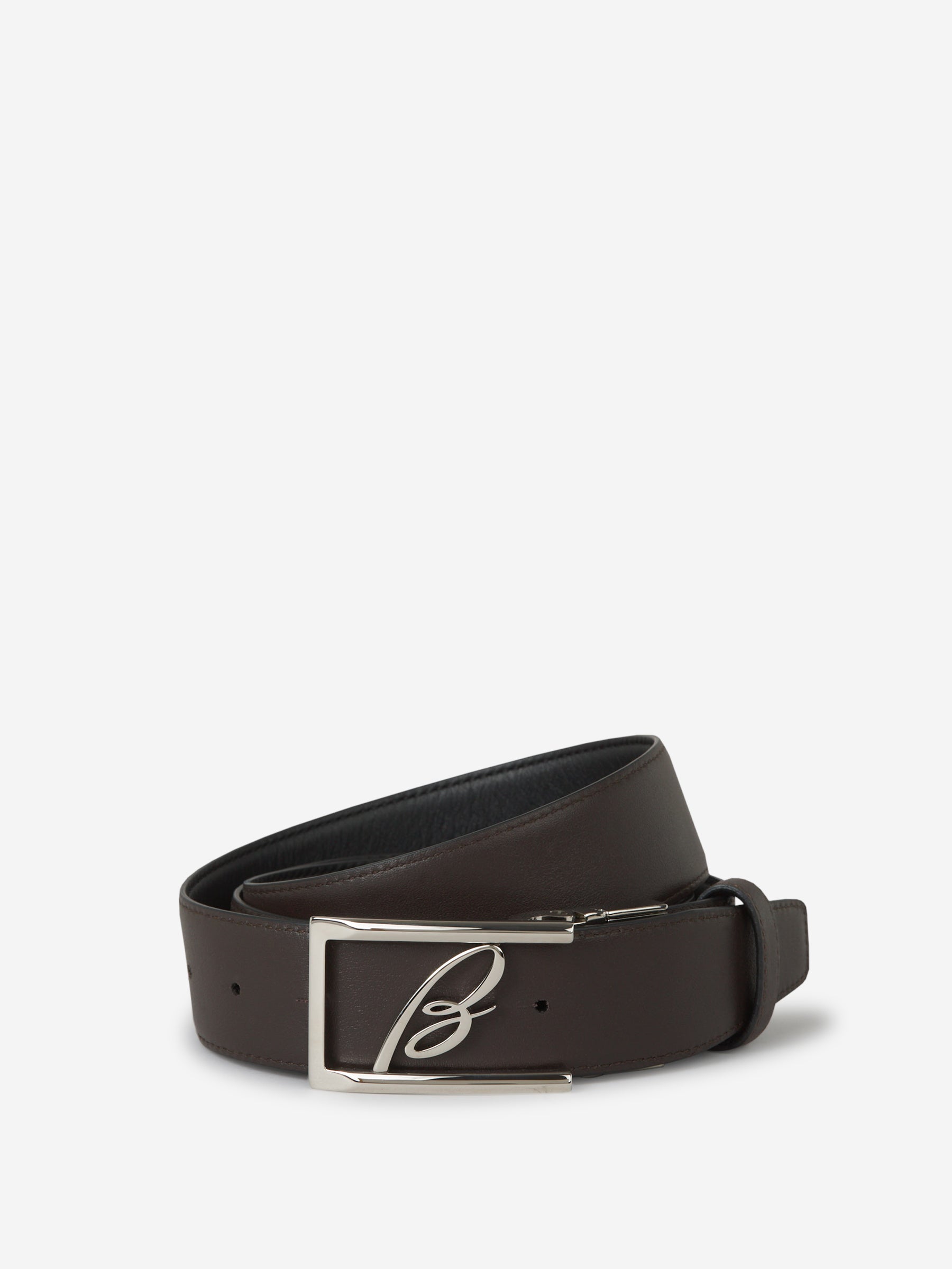 Brioni Hombre Barcelona Cinturón Reversible Piel color Negro sku 621-000254 01 - Foto 2
