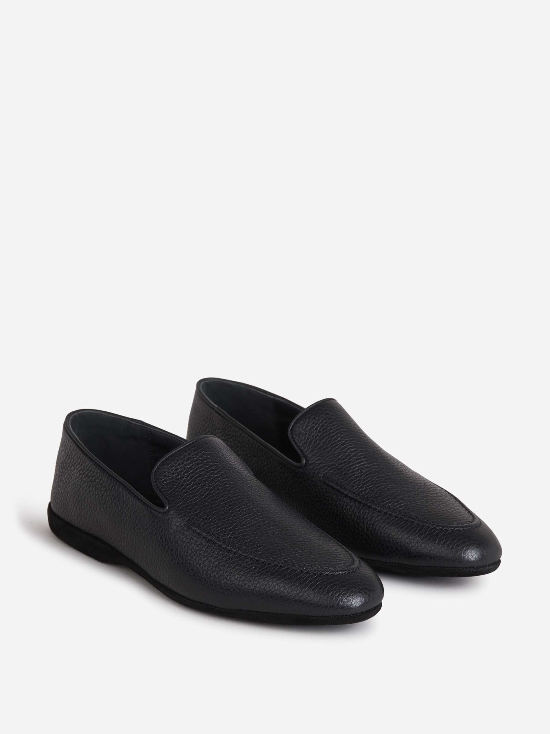 Santa Eulalia Hombre Barcelona Zapatillas Homewear Piel color Negro sku 612-000066 02 - Foto 2