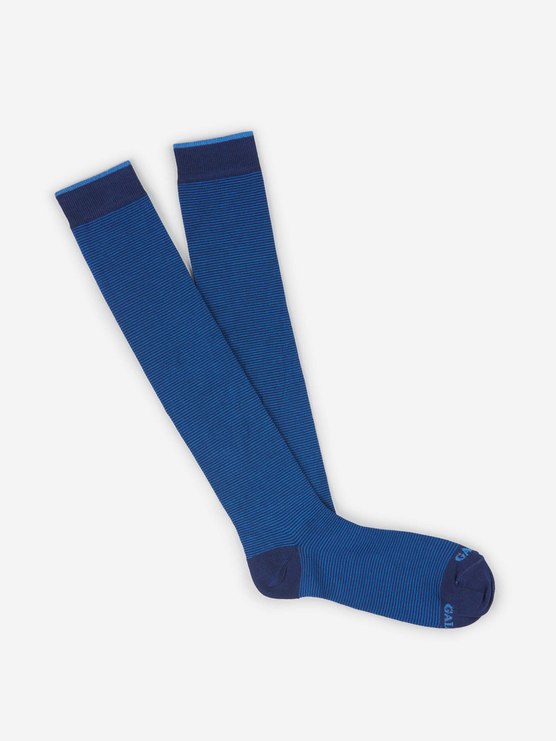 Gallo Hombre Barcelona Calcetines Motivo Rayas color Azul Cobalto sku 642-000431 03 - Foto 1