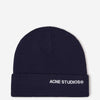 Acne Studios Gorro Logo Desgastado color Azul Noche sku 899-001930 01 - Foto 1
