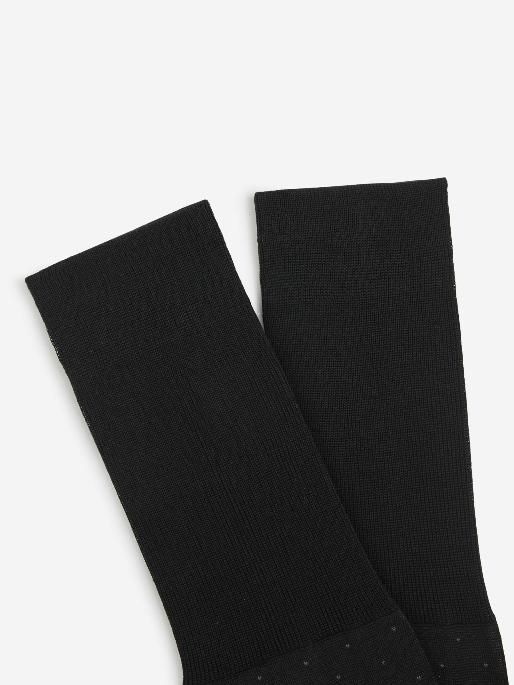 Bresciani Hombre Barcelona Calcetines Logo Bordado color Negro sku 641-000097 02 - Foto 2