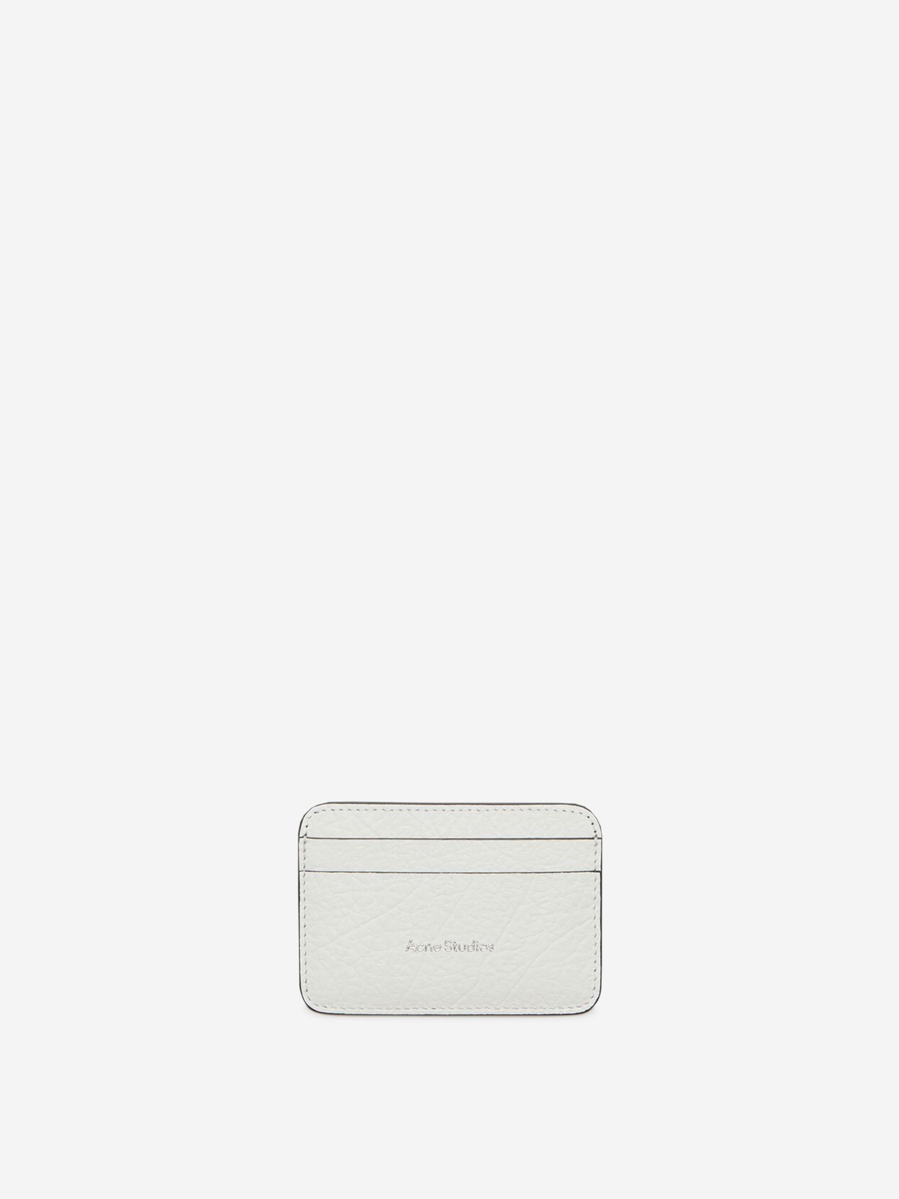 Acne Studios Hombre Barcelona Tarjetero Logo Piel color Blanco sku 691-001358 01 - Foto 1