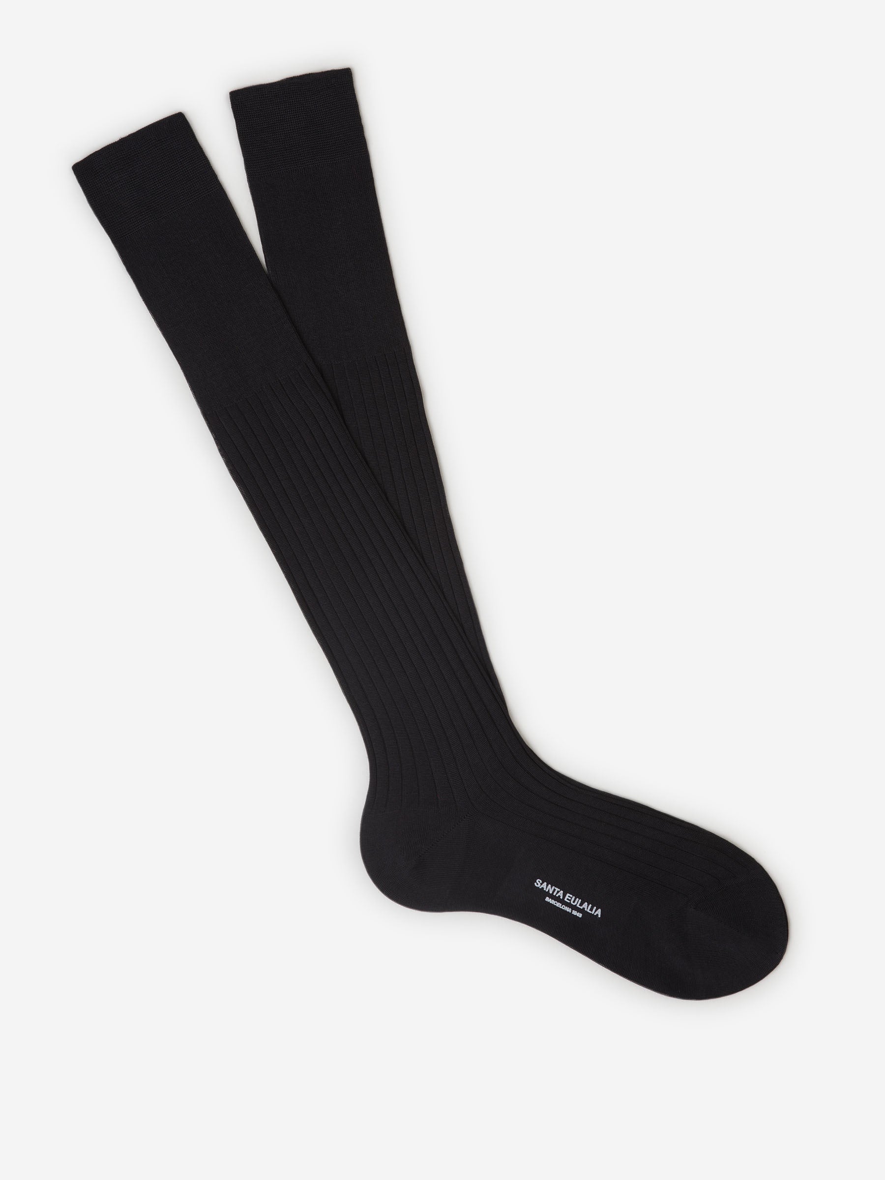 Santa Eulalia Hombre Barcelona Calcetines Largos Canalé color Azul Noche sku 642-000177 03 - Foto 1