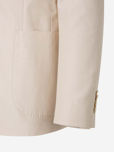 Lardini Hombre Barcelona Traje Liso Algodón color Crema sku 312-002822 01 - Foto 4