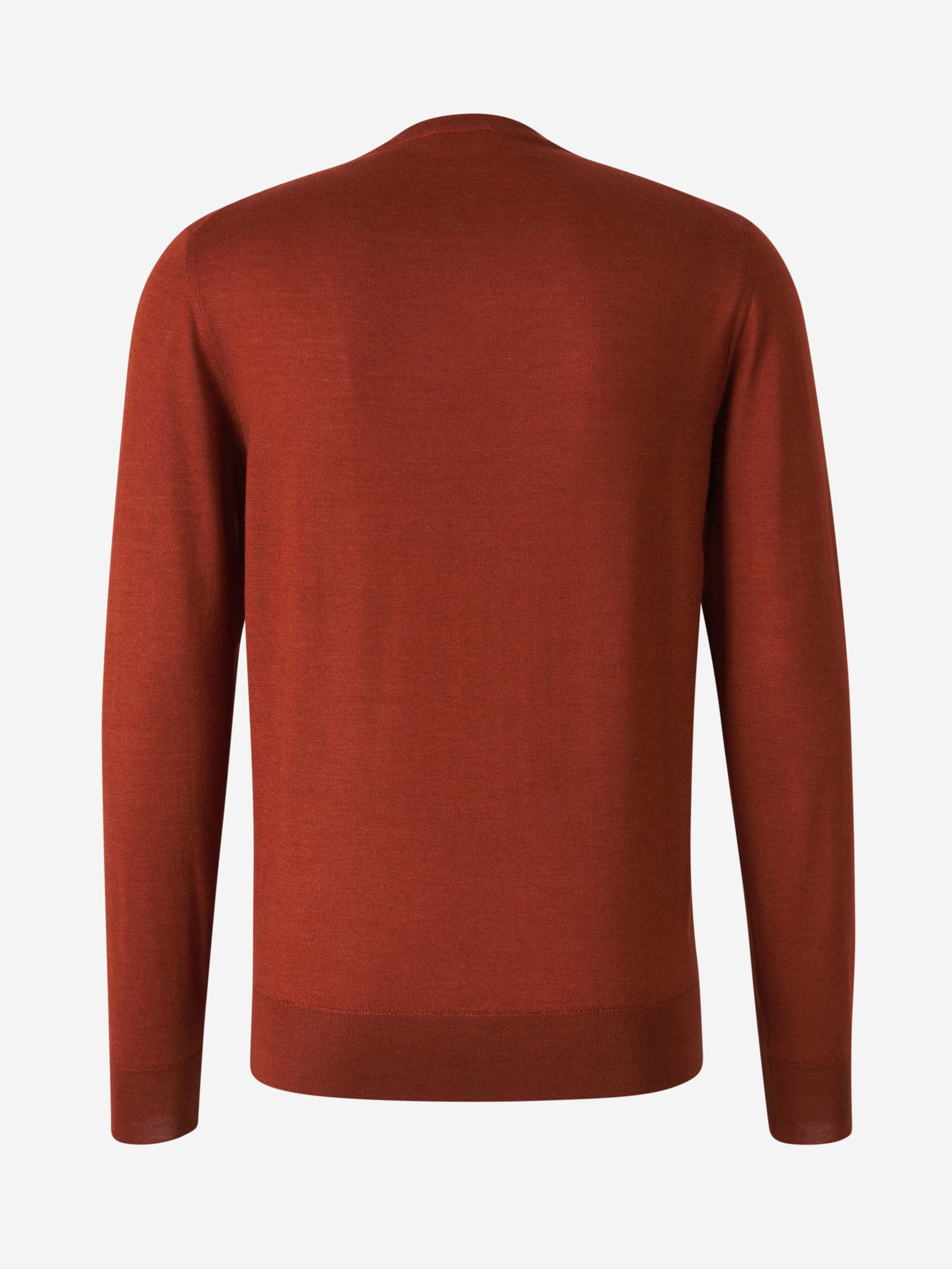 Santa Eulalia Hombre Barcelona Jersey Pico Cashmere color Terracota sku 542-002425 05 - Foto 2