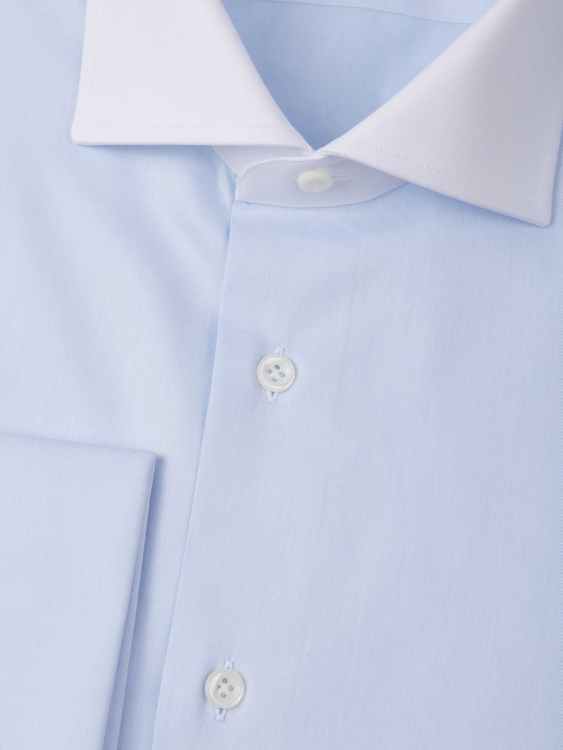 Santa Eulalia Hombre Barcelona Camisa Vestir Bicolor Lisa color Azul Celeste sku 403-000458 01 - Foto 2