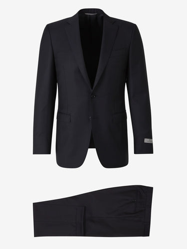 Canali Hombre Barcelona Traje Recto Lana color Azul Noche sku 311-000337 01 - Foto 1
