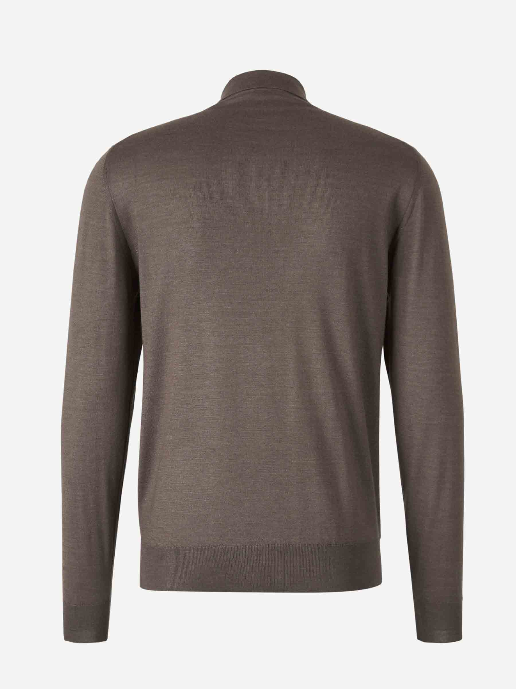 Santa Eulalia Hombre Barcelona Polo Cashmere Y Seda color Marrón Oscuro sku 551-000379 04 - Foto 2