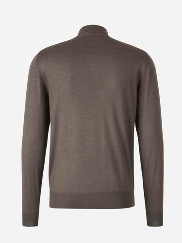 Santa Eulalia Hombre Barcelona Polo Cashmere Y Seda color Marrón Oscuro sku 551-000379 04 - Foto 2