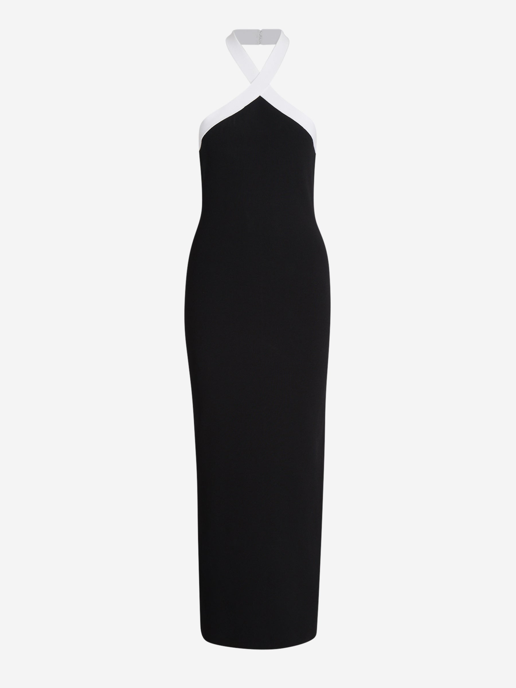 Roland Mouret Vestido Midi Bicolor color Negro sku 721-000273 01 - Foto 1