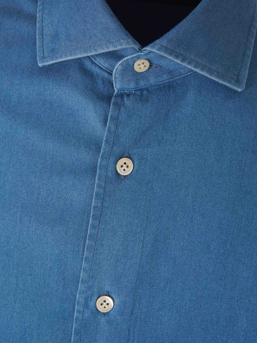 Santa Eulalia Hombre Barcelona Camisa Diseño Denim color Azul Denim Oscuro sku 531-005916 01 - Foto 3