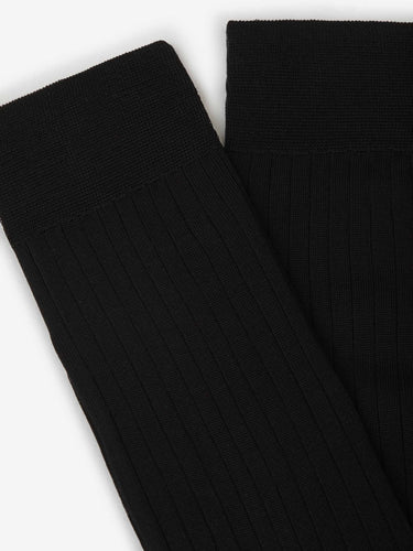 Santa Eulalia Hombre Barcelona Calcetines Largos Finos color Negro sku 642-000176 02 - Foto 2