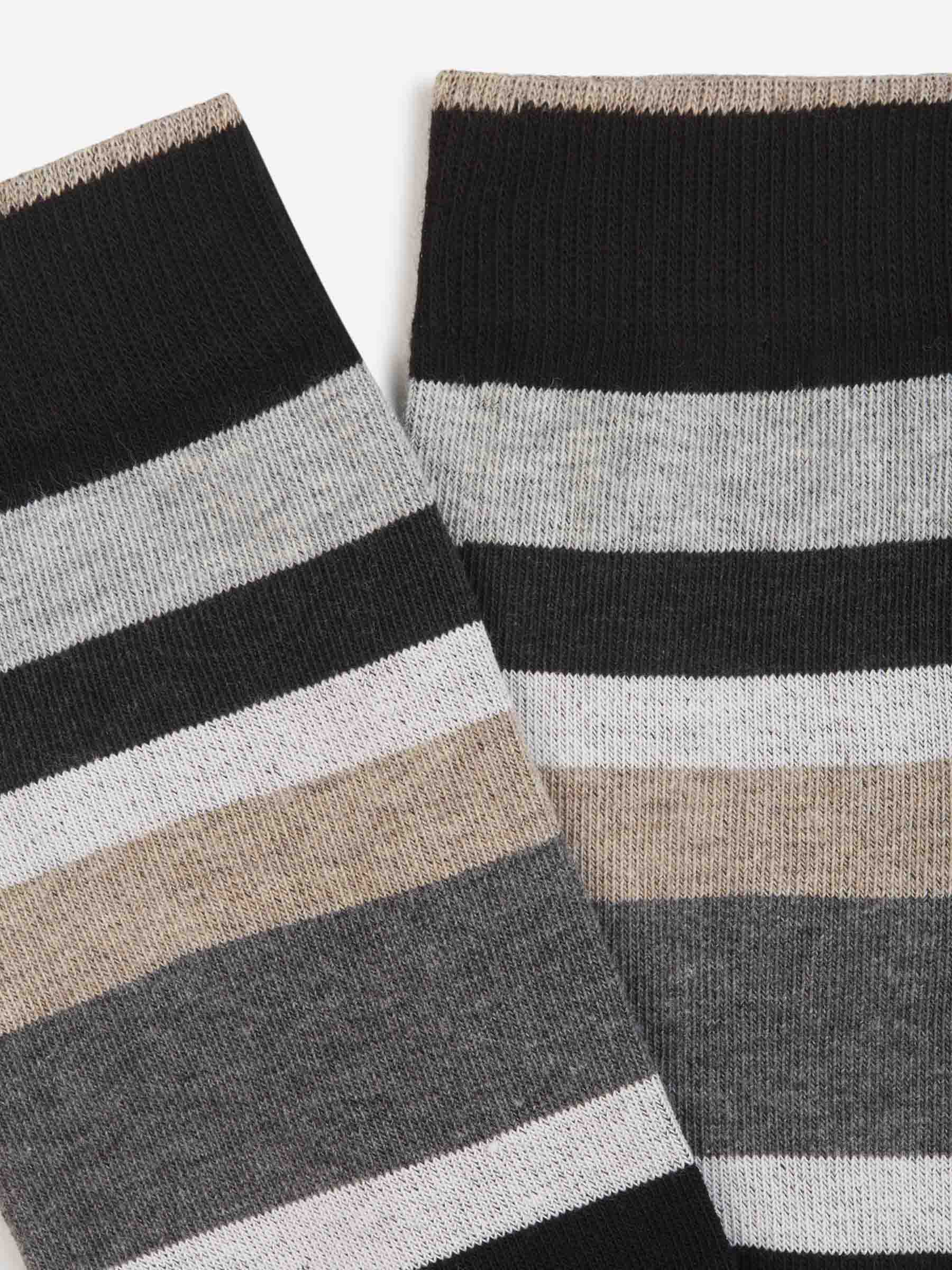 Gallo Calcetines Rayas Gruesas color Negro sku 641-000205 02 - Foto 2
