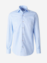 Santa Eulalia Hombre Barcelona Camisa Royal Oxford color Azul Celeste sku 531-005598 02 - Foto 1