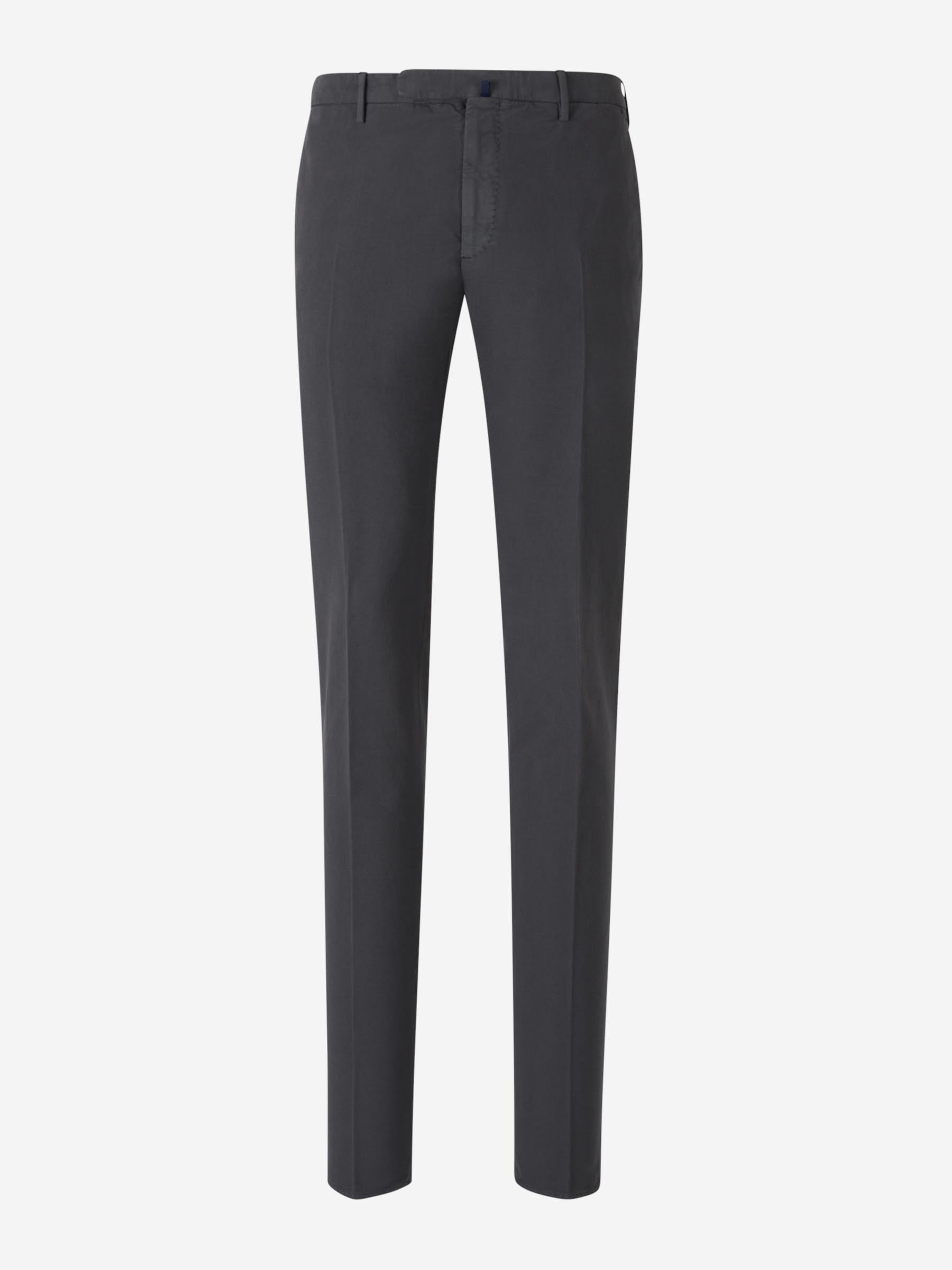 Incotex Hombre Barcelona Pantalones Chinos Slim Fit color Gris Piedra sku 521-002911 06 - Foto 1
