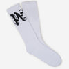 Palm Angels Hombre Barcelona Calcetines Logo Canalé color Blanco sku 642-000449 01 - Foto 1