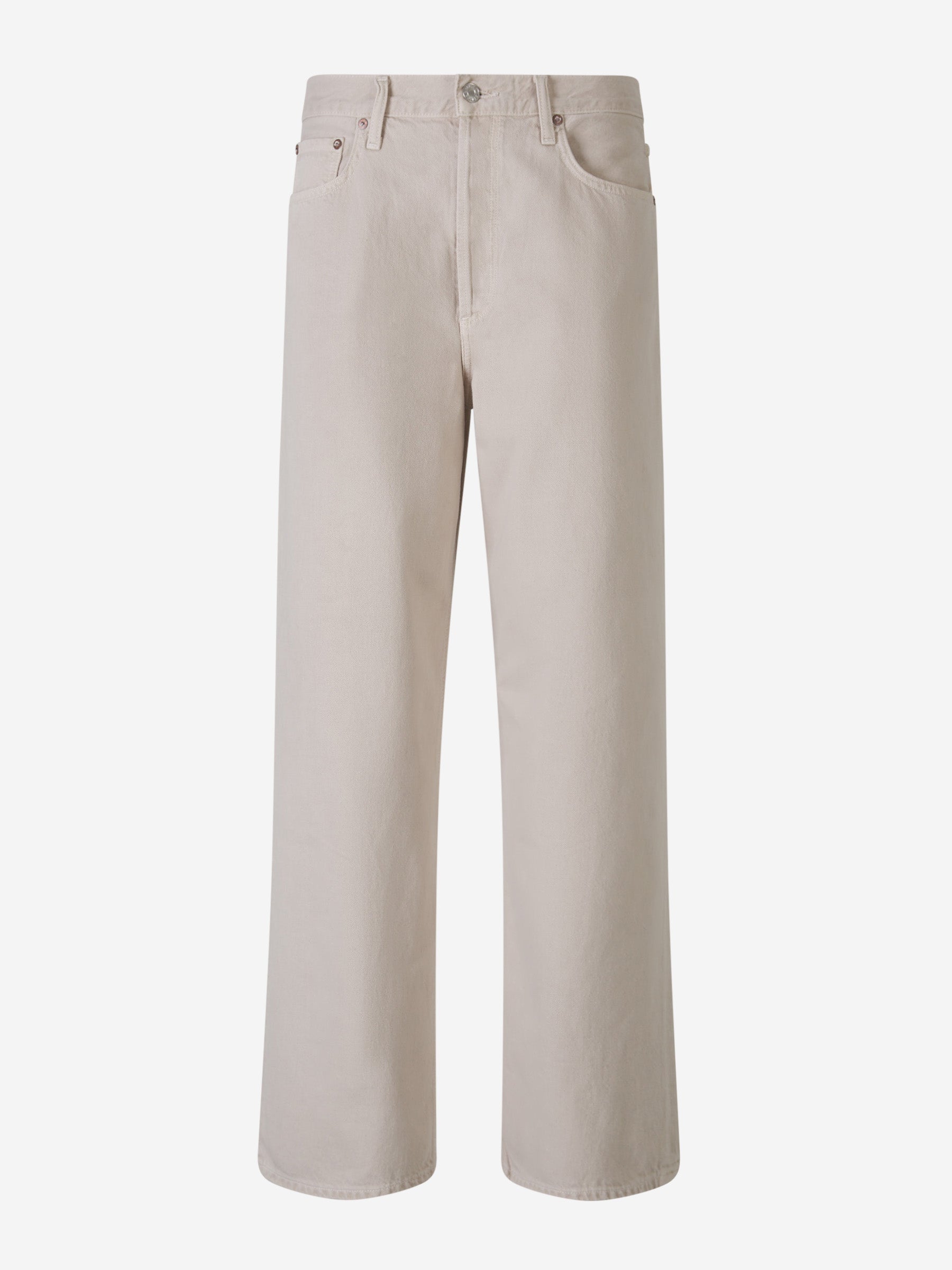 Agolde Jeans Baggy Fit Slung color Beige sku 763-001596 01 - Foto 1