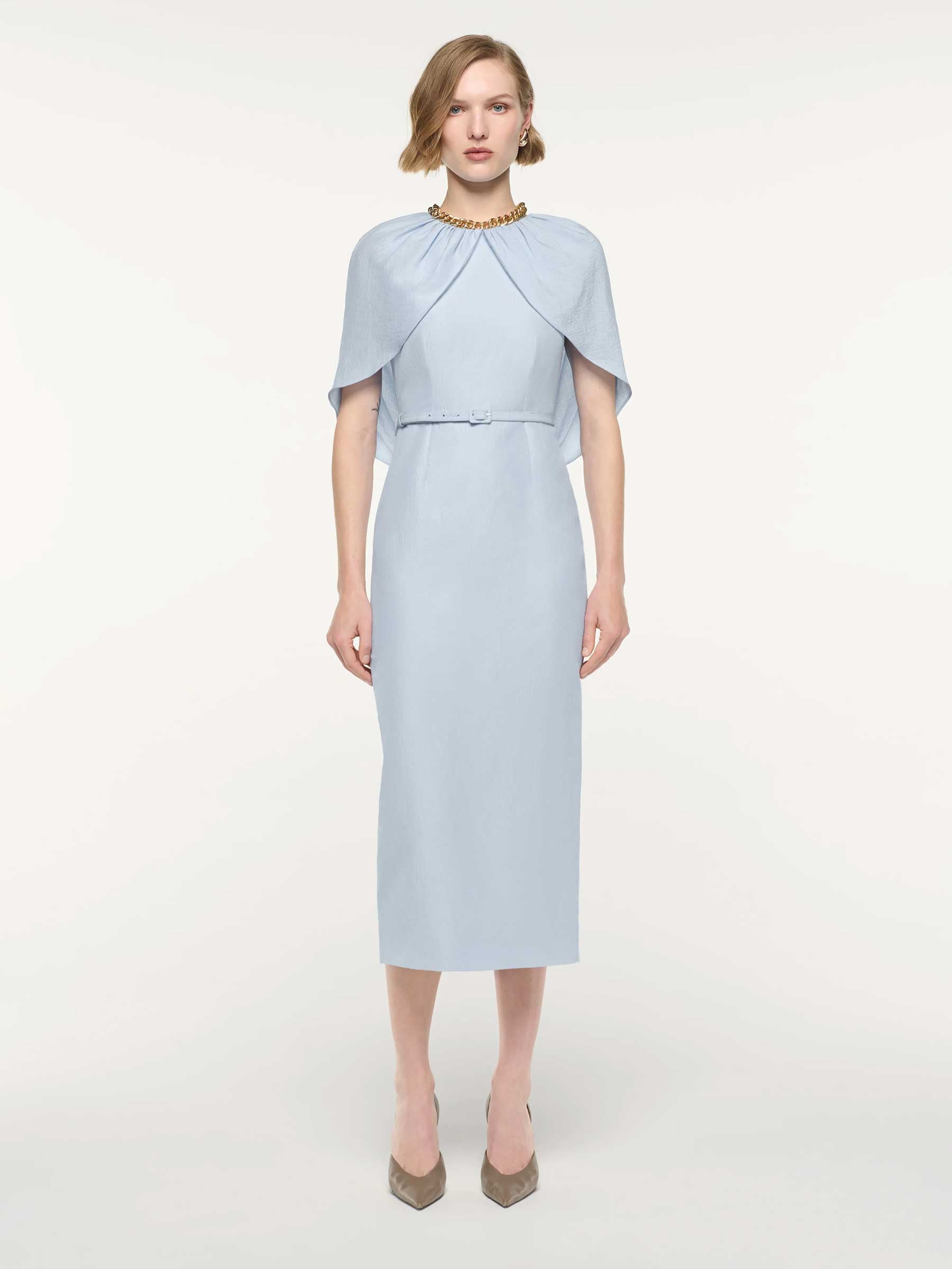 Vestido Midi Capa