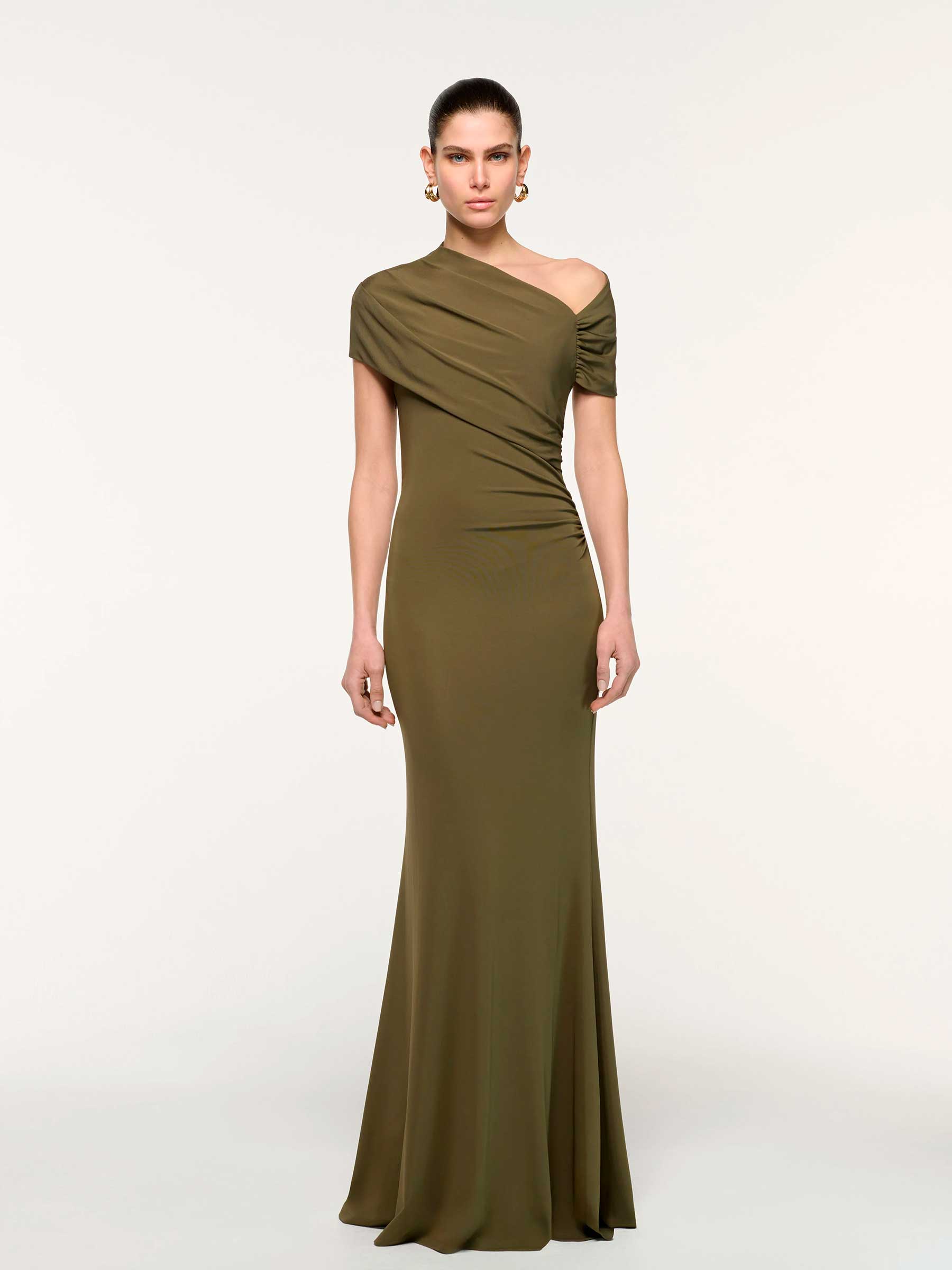 Roland Mouret – Asymmetrical Maxi Dress Mujer 721-000759 01