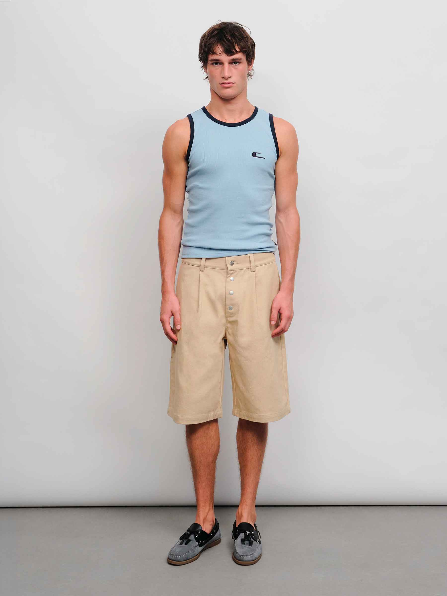 Straight Cut Bermuda Shorts