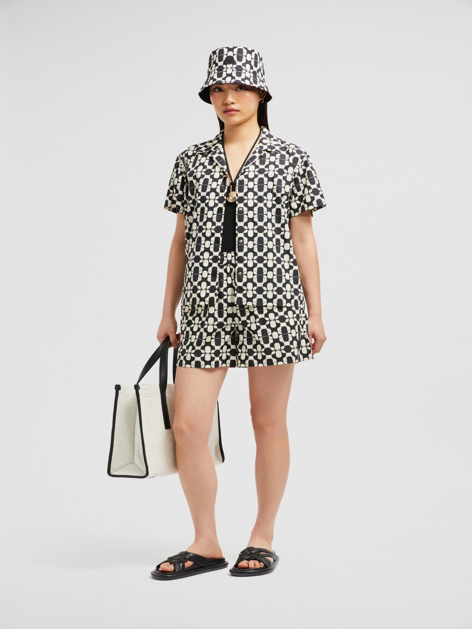 Cotton Printed Bermuda Shorts