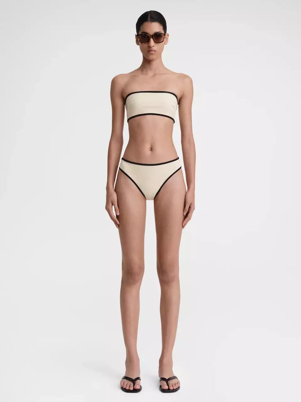 TOTEME Mujer Barcelona Bikini Top Bandeau color Beige sku 781-000553 02 - Foto 2