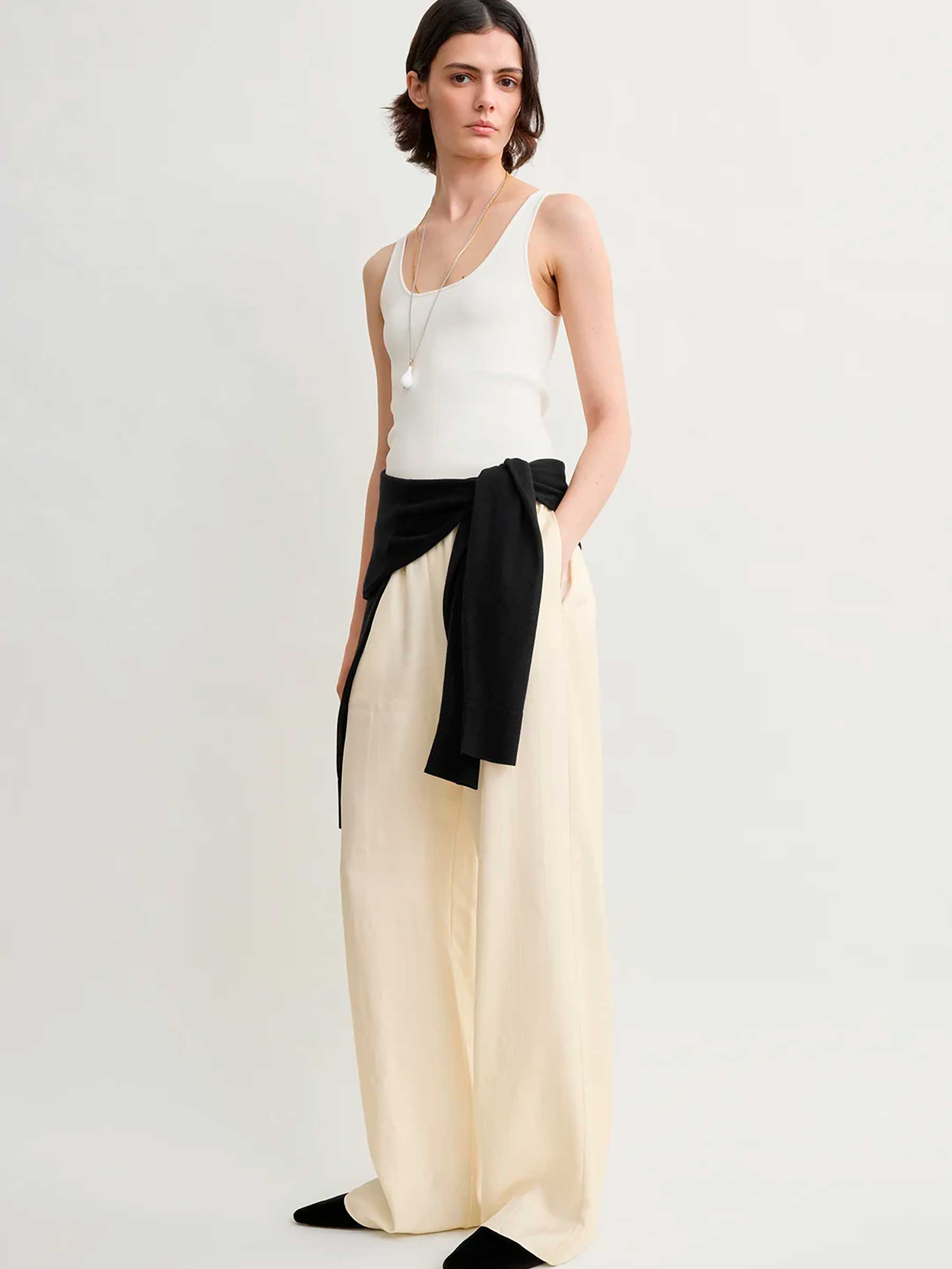 Pantalones Anchos Monograma