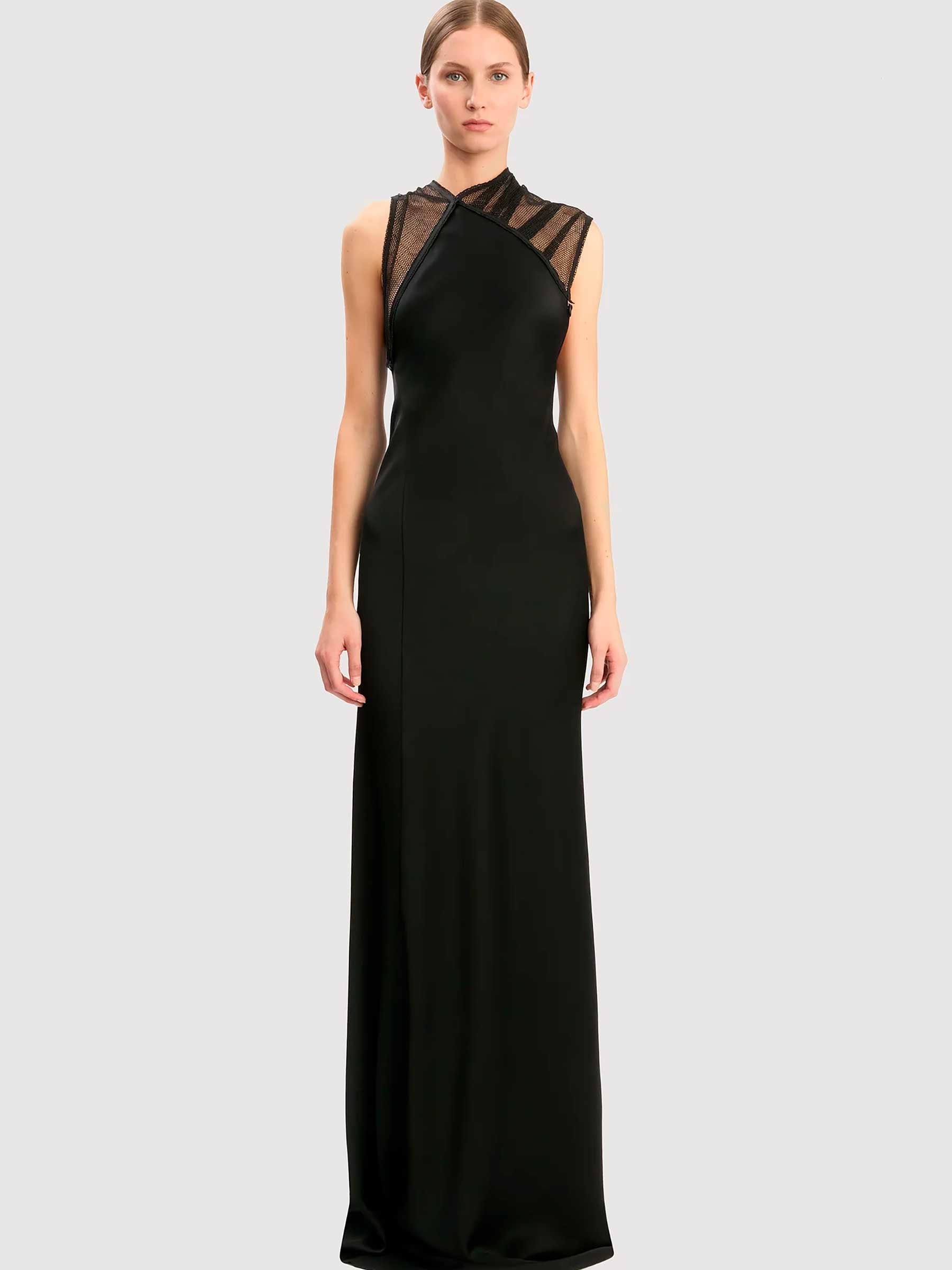 Victoria Beckham Victoria Beckham Maxi Mesh Dress in Barcelona or Shop Online Mujer 732-001653 01 Victoria Beckham Victoria Beckham Maxi Mesh Dress in Barcelona or Shop Online Mujer 732-001653 01