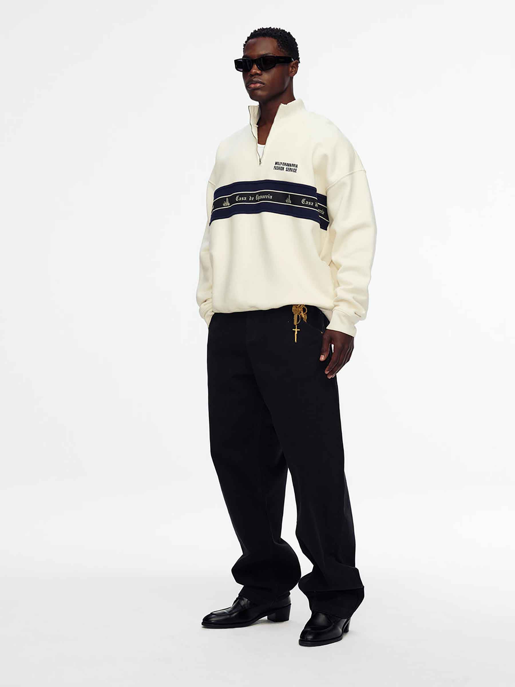 Oversized Turtleneck Sweatshirt