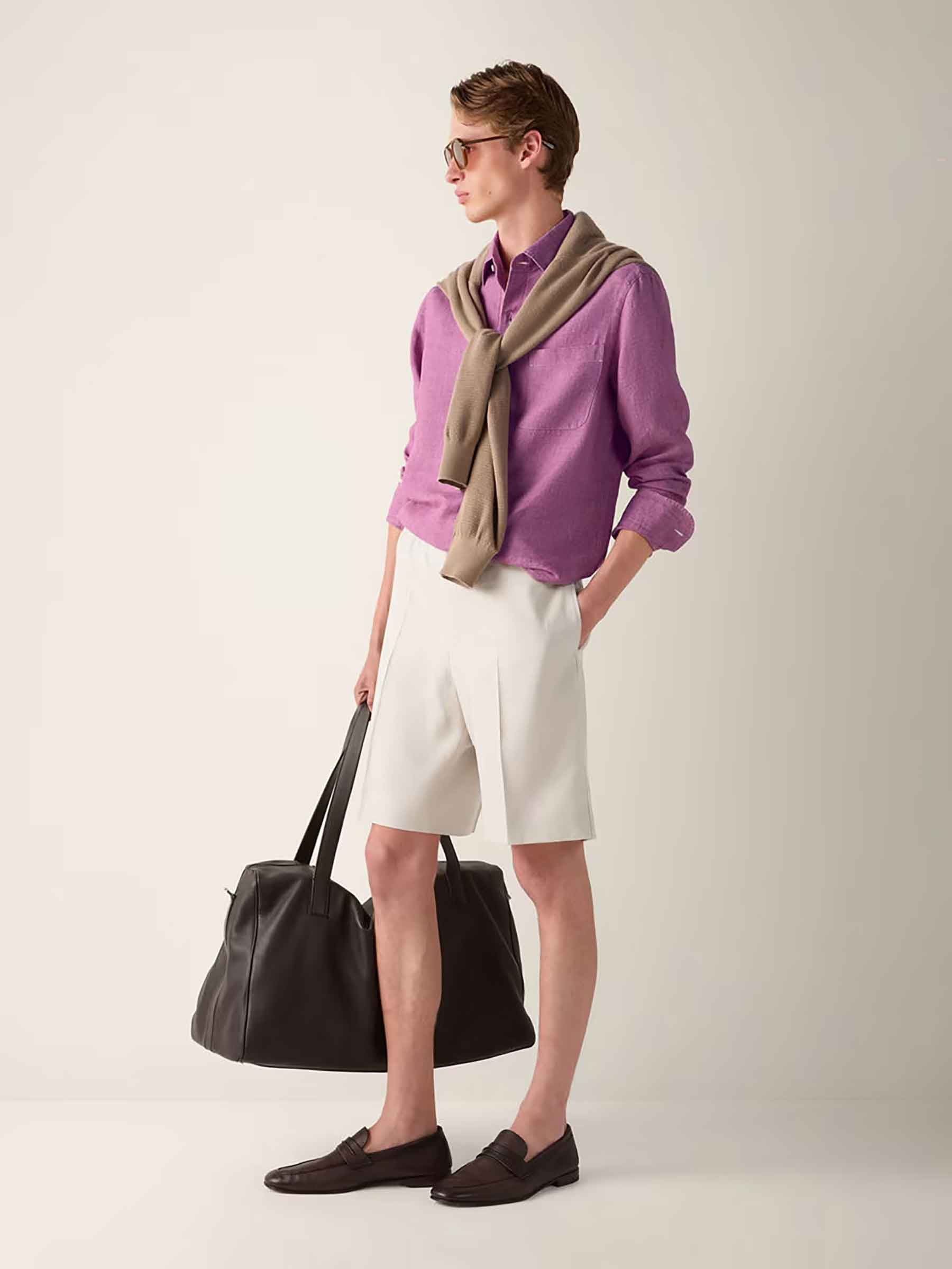 Plain Linen Shirt