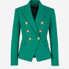 Balmain Mujer Barcelona Blazer Lana Botones color Turquesa sku 741-002077 01 - Foto 1