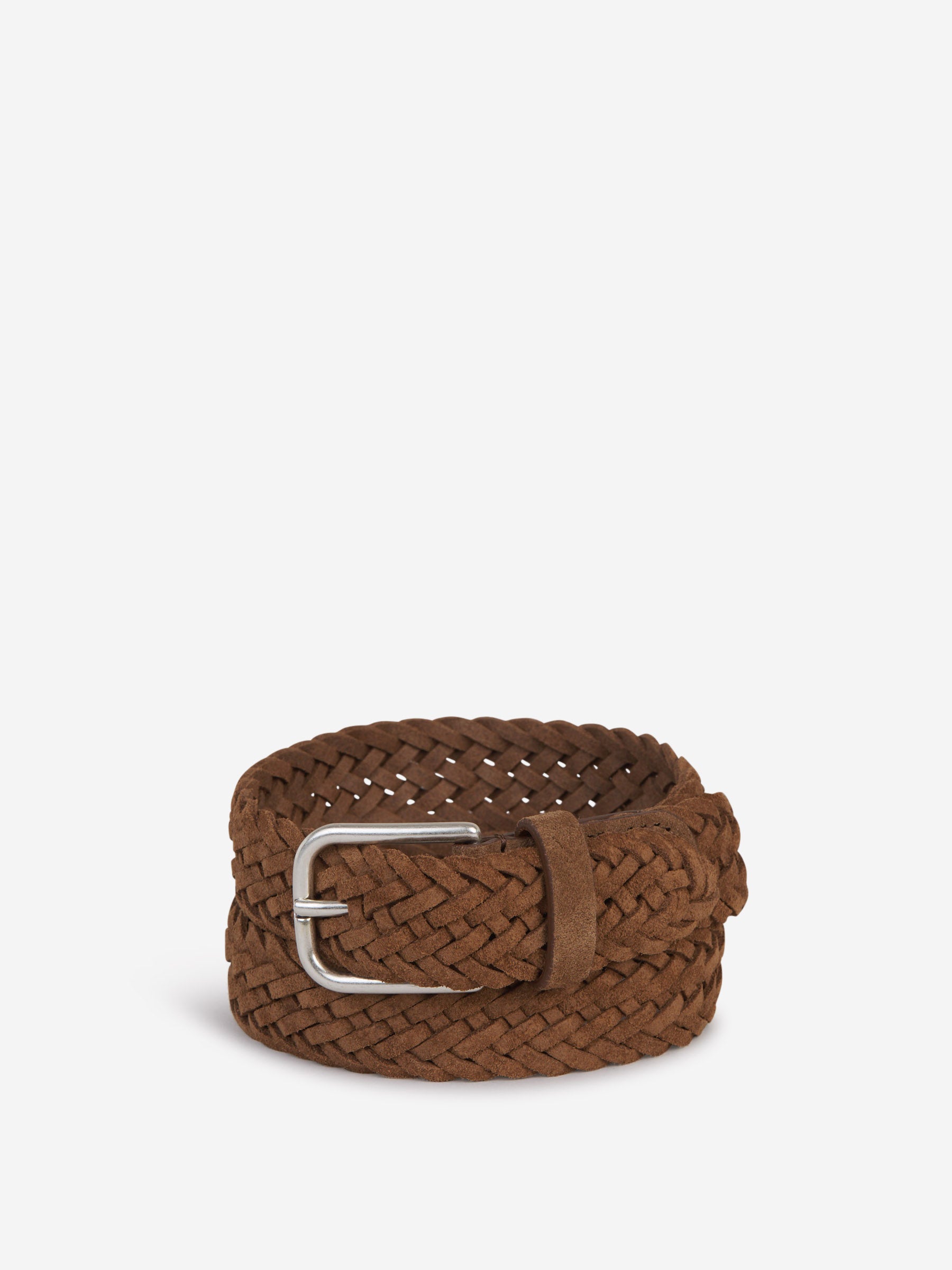 Santa Eulalia Hombre Barcelona Cinturón Trenzado Piel Ante color Marrón sku 621-000245 01 - Foto 1